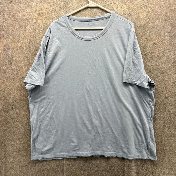 Mott & Bow Shirt Mens XXL Blue Short Sleeve Lightweight Cotton Crewneck Tee - Picture 1 of 10